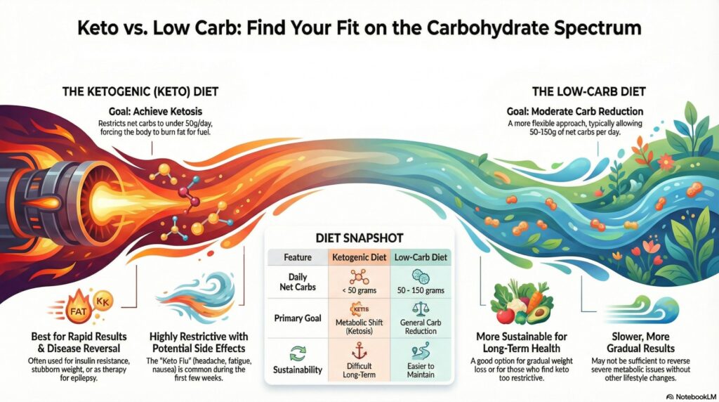 keto vs low carb diet