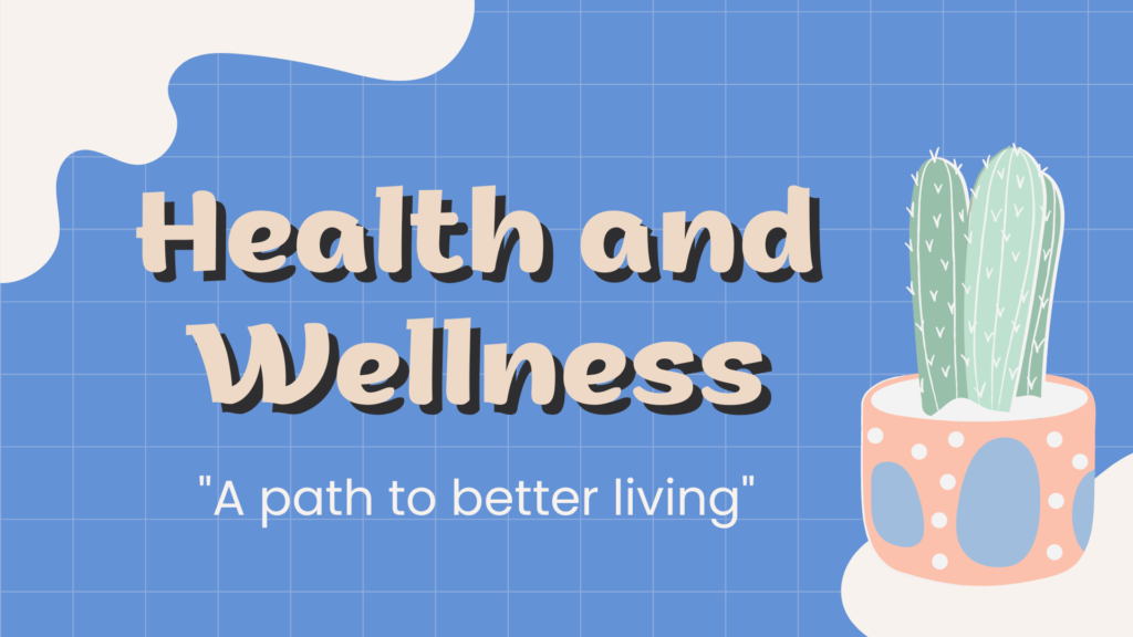 health and wellness blog