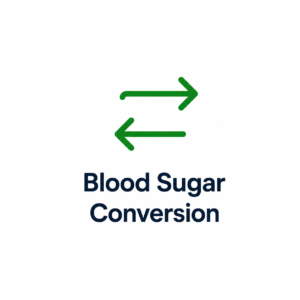 blood sugar conversion